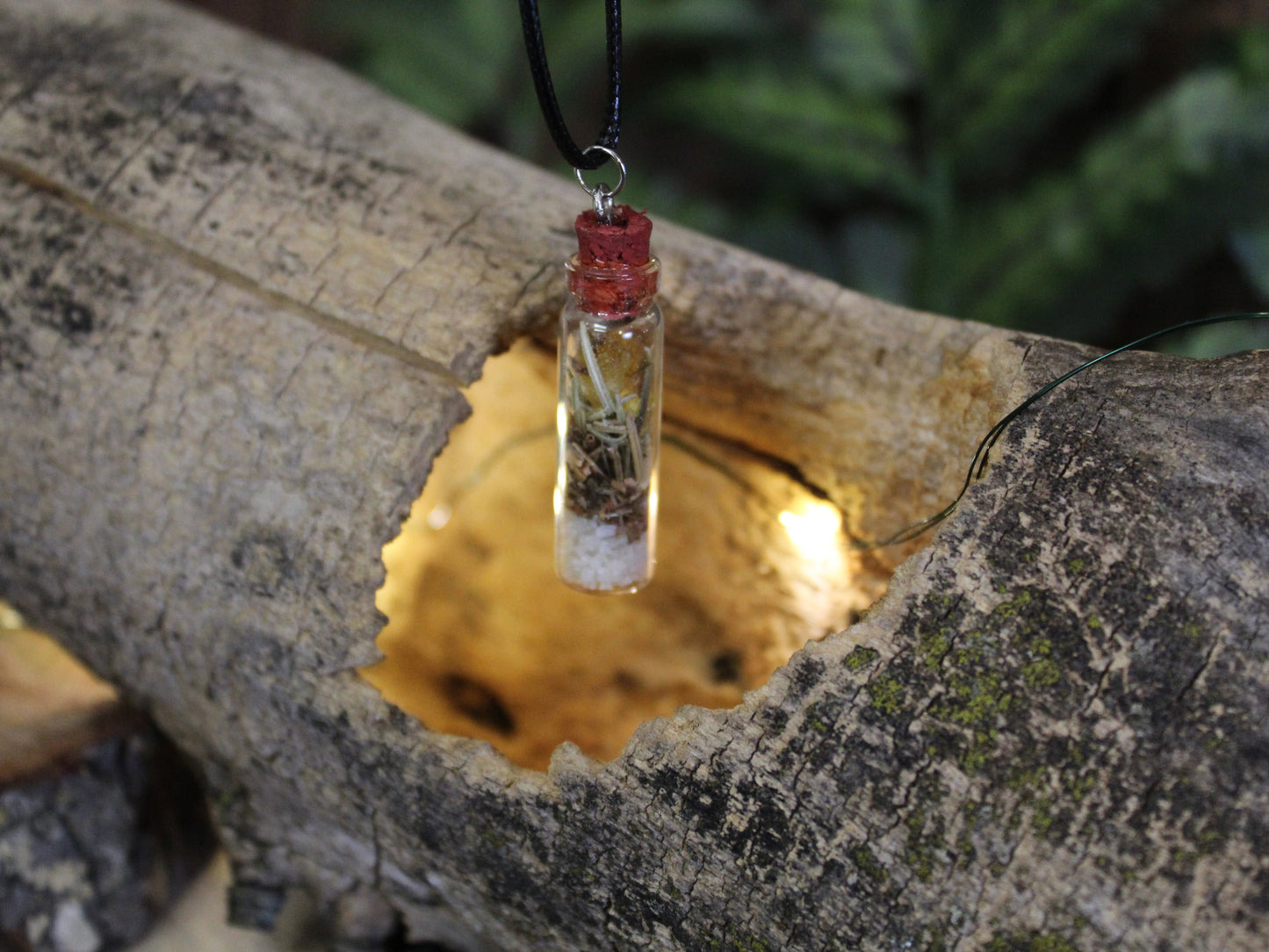Spell Bottle Charm Necklace | Spell Jar | Courage | Creativity | Self-love