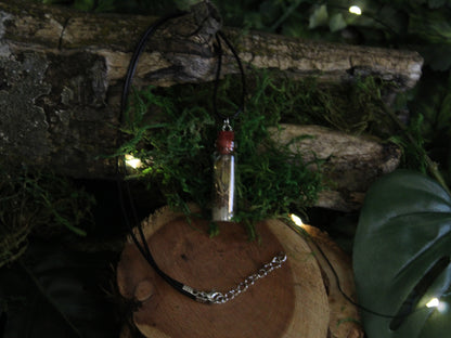 Spell Bottle Charm Necklace | Spell Jar | Courage | Creativity | Self-love