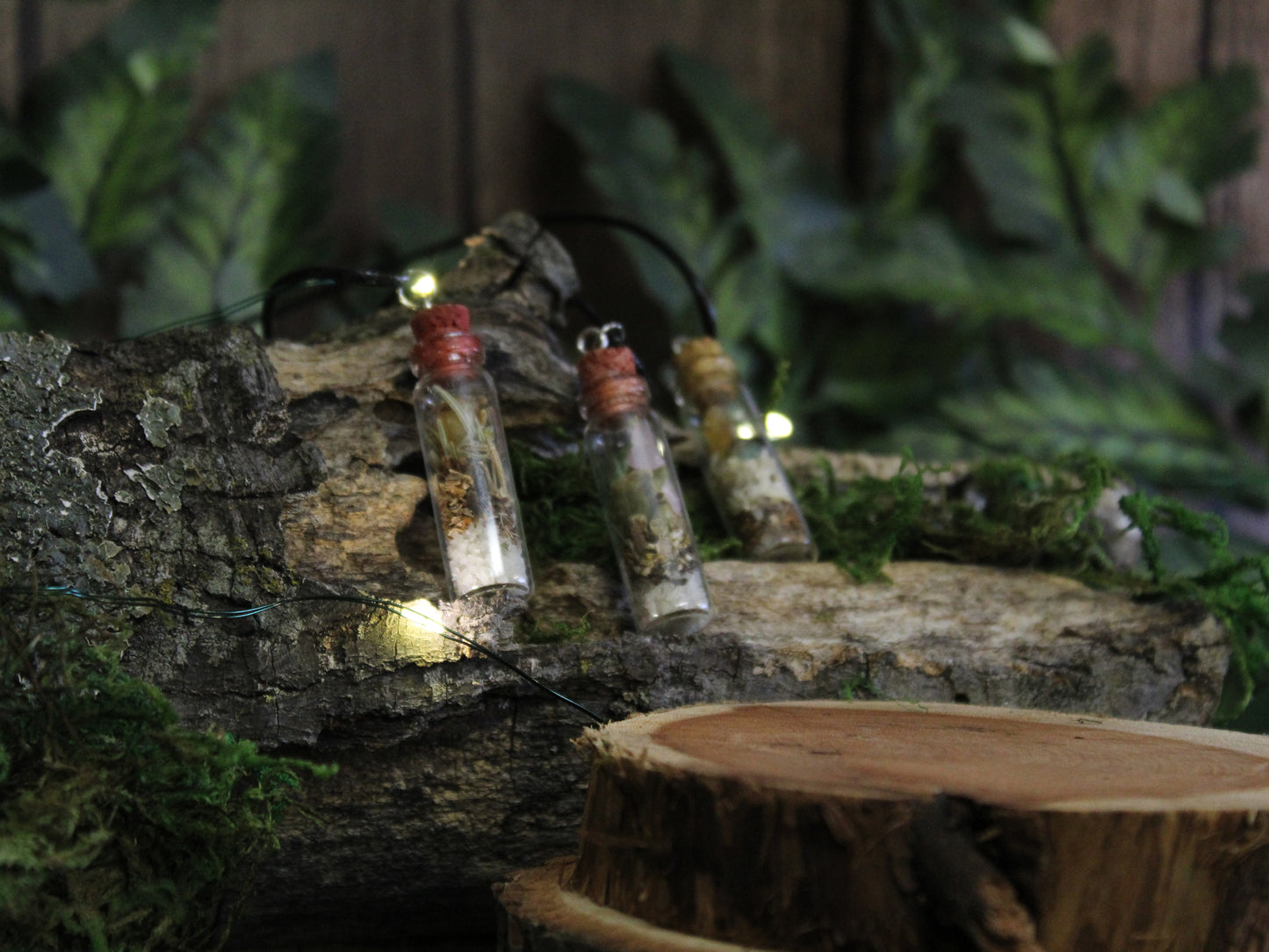 Spell Bottle Charm Necklace | Spell Jar | Courage | Creativity | Self-love