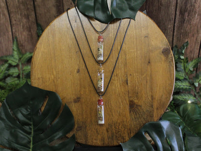 Spell Bottle Charm Necklace | Spell Jar | Courage | Creativity | Self-love