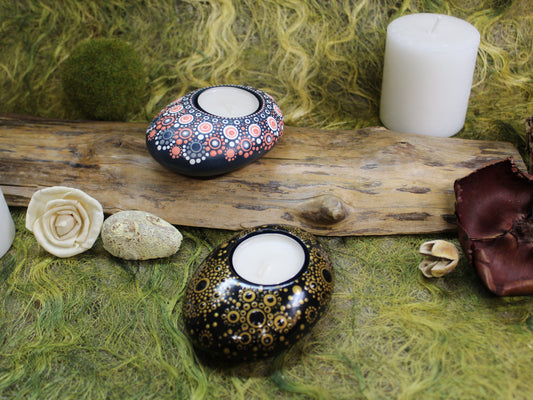 Tea light Candleholder Dot Mandala Candle Holders