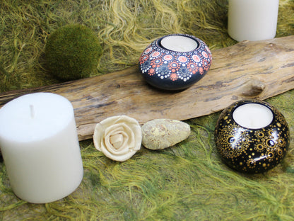 Tea light Candleholder Dot Mandala Candle Holders