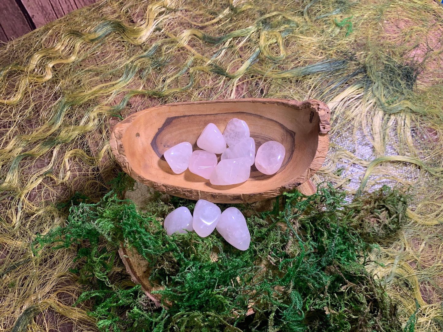 Rose Quartz Tumbled Stones