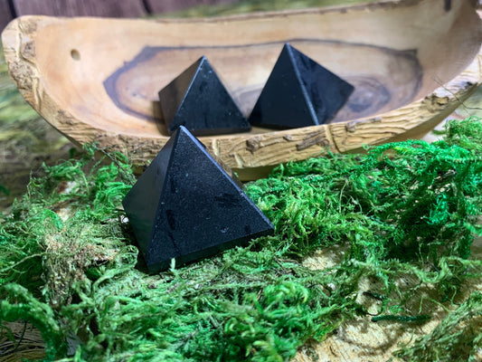 Black Tourmaline Pyramid | Healing Crystals