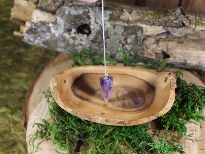 Amethyst Radiance Crystal Pendulum | Reiki Energy Healing