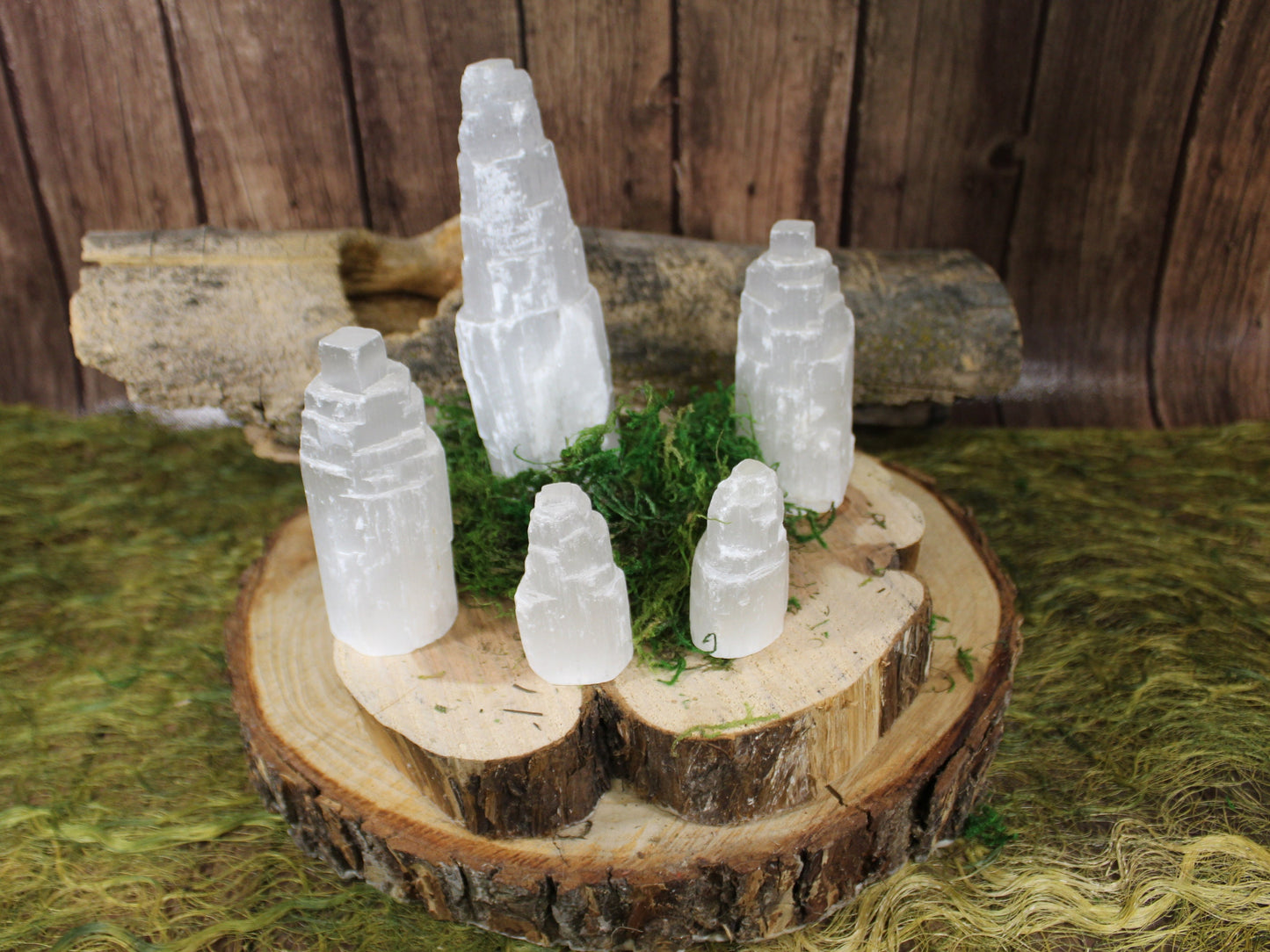 Selenite Crystal Tower for Reiki, Healing, and Energy Charging | From Morocco