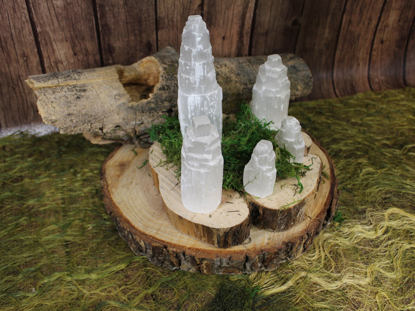 Selenite Crystal Tower for Reiki, Healing, and Energy Charging | From Morocco