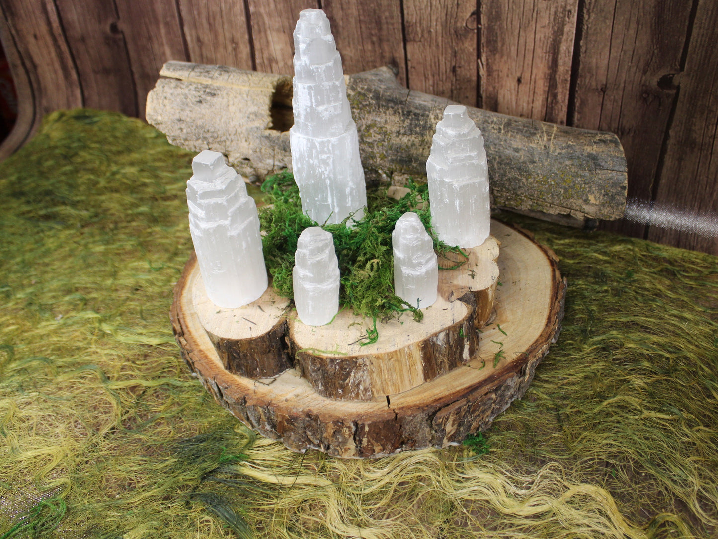 Selenite Crystal Tower for Reiki, Healing, and Energy Charging | From Morocco