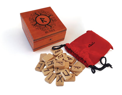 Deluxe Wooden Runes |  25 wooden runes