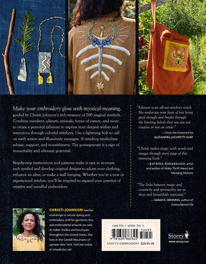 Mystical Stitches: Embroidery for Personal Empowerment and Magical Embellishment Hardcover